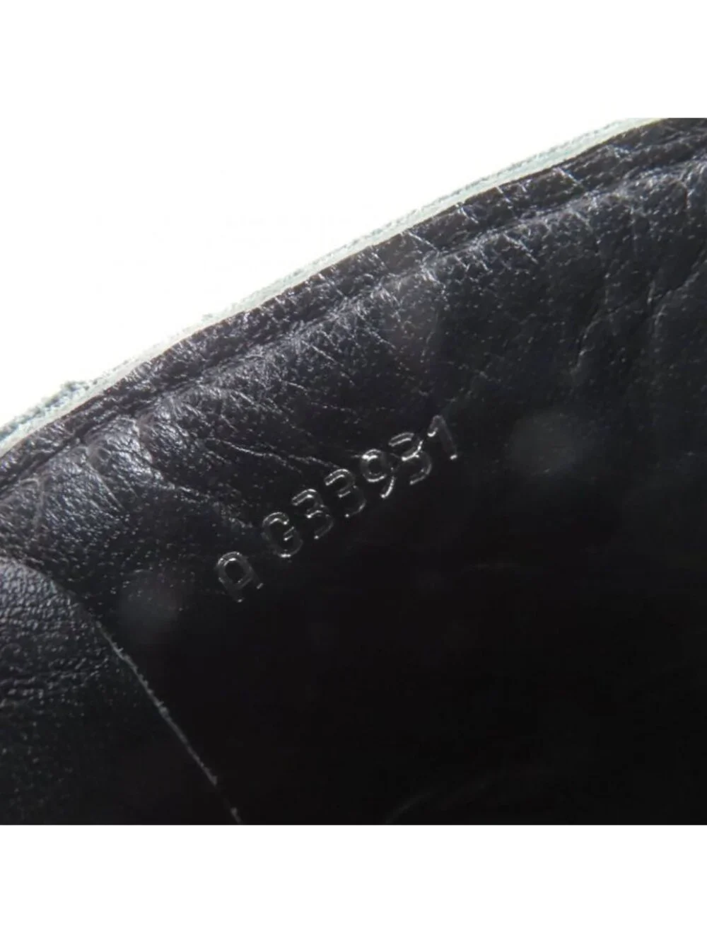 Chanel CC Logo Faux Pearl Chain Leather Short Boots Black 36 - Picture 10 of 13